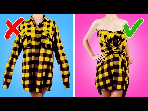 FROM DULL TO STUNNING CLOTHES | MUST-SEE CLOTHING HACKS 🤩