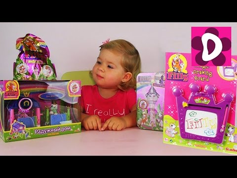 Распаковка ФИЛЛИ Сюрпризов с Игрушкам Домик Филли Filly surprise box and house unboxing