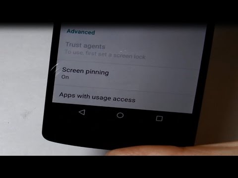 Screen Pinning Android tutorial