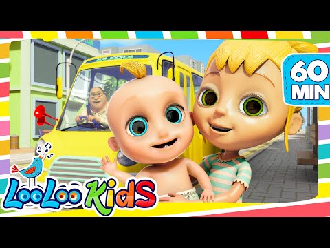 The Wheels On The Bus - Cool Songs for Children | LooLoo Kids