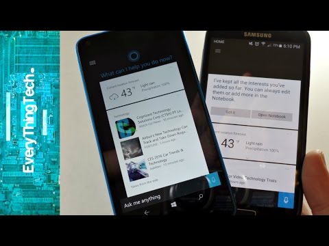 Cortana on Android VS Windows Phone!