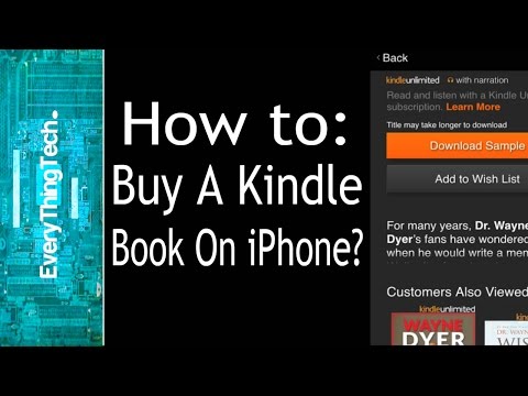 How to buy a Kindle Book on your iPhone?