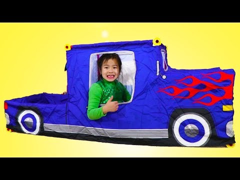 Jannie Build and Play with Pickup Truck Set