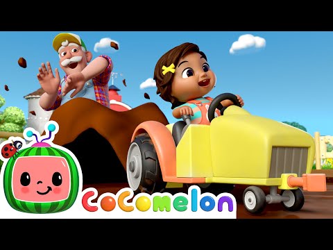 Muddy Chug Chug Tractor Song! | CoComelon Nursery Rhymes & Kids Songs