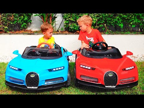 Little Nikita ride on cars and Magic transform colored cars