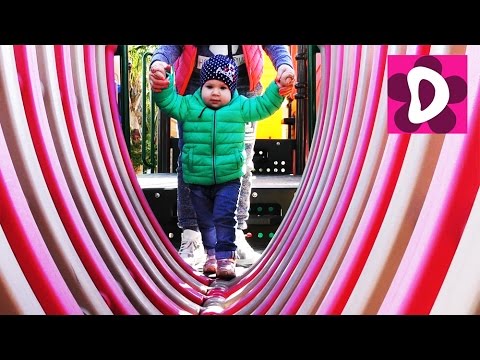 ✿ Играем на Детской Площадке Катаемся с Горок Playground Fun Play Place for Kids playroom