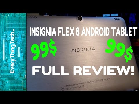 Insignia Flex 8 Android Tablet Full Review!