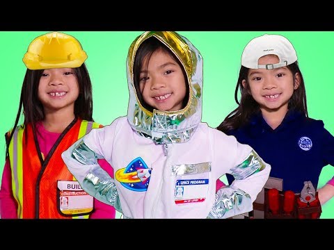 Emma Pretend Play as Space Professions