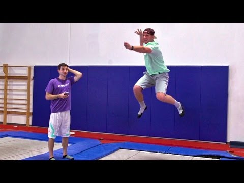 Trampoline Charades Battle | Dude Perfect