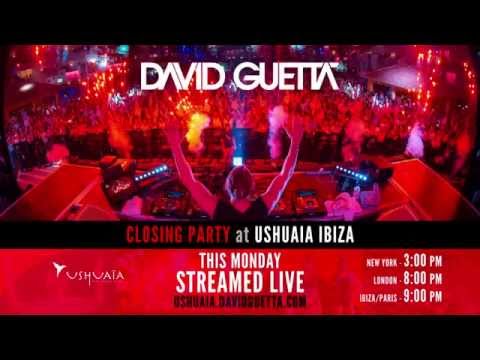 #GuettaCollege Closing Party STREAMED LIVE from Ushuaïa Ibiza