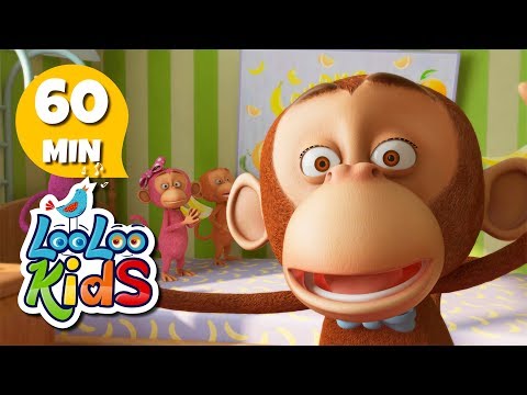 Five Little Monkeys - THE BEST Songs for Children | LooLoo Kids