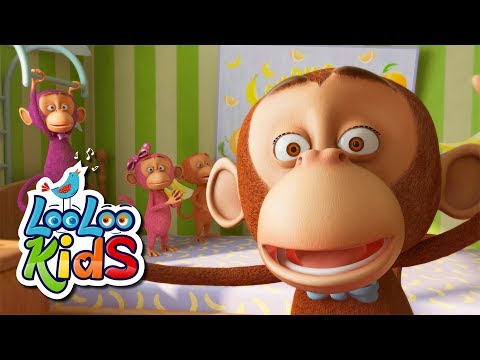 Five Little Monkeys - THE BEST Songs for Children | LooLoo Kids