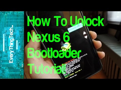 How to unlock Nexus 6 bootloader Tutorial