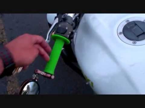 How to change Motorcycle Hand Grips dirt or bullet bike