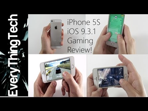 iPhone 5S iOS 9.3.1 Gaming Review!