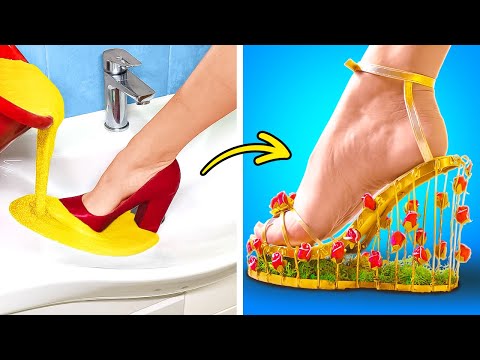 SHOE HACKS & DIY FOR FRESH NEW LOOK! 👠✨ FROM OLD TO NEW!