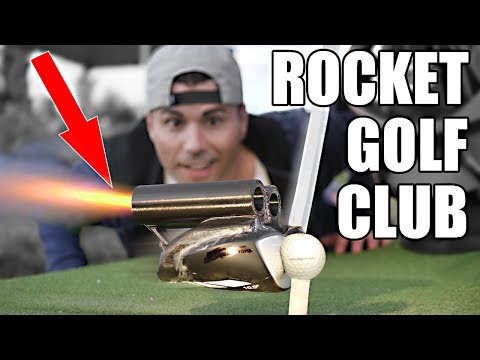 Rocket Powered Golf Club at 100,000 FPS