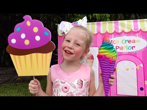 Nastya Pretend Play Ice Cream Shop