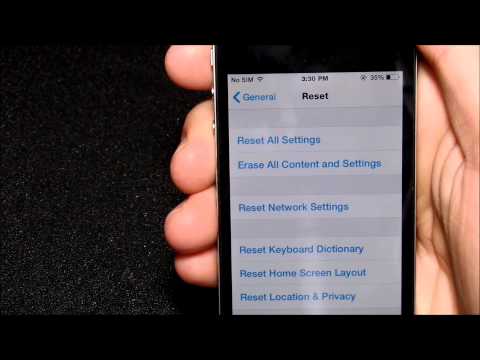 Reset Any iPhone