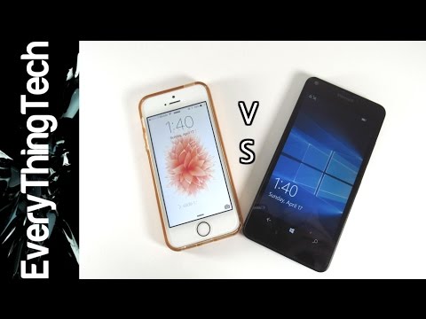 iPhone SE vs Lumia 640 Comparison