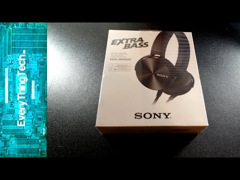 Sony MDR-XB450AP Headphones Unboxing!