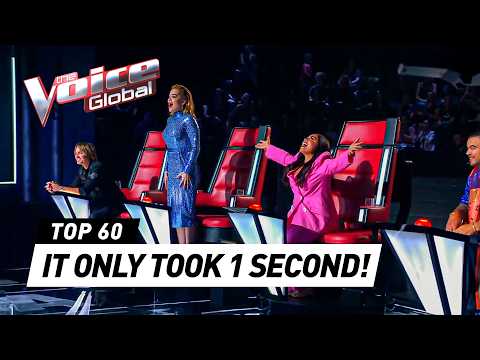 LIGHTNING FAST Chair Turns in the Blind Auditions of The Voice