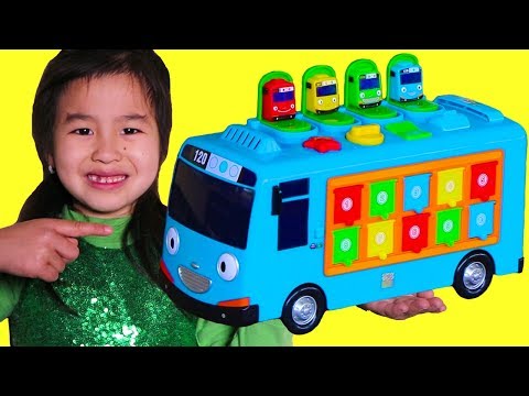 Jannie Pretend Play with Tayo Bus Toy