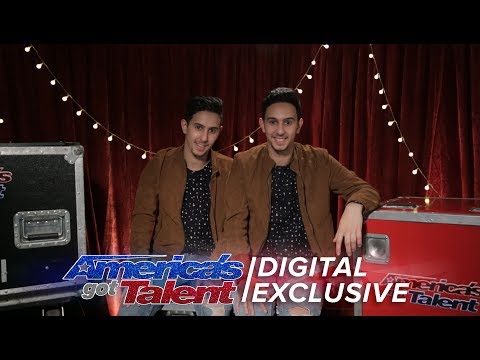 A Peek Behind the Magic with Twin Magicians Tony and Jordan  - America's Got Talent 2017