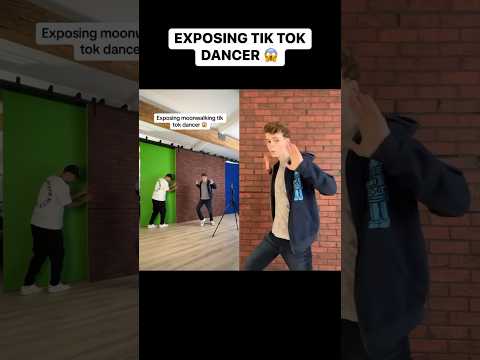 Exposing moonwalking tik tok dancer 😱