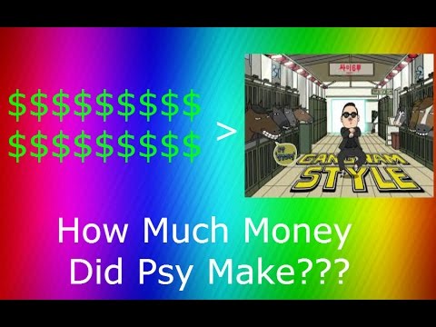 How Much Money Did Gangnam Style Earn??? 2016