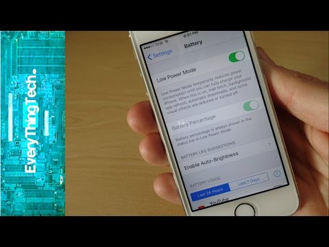 iPhone 5S iOS 9.0.2 Low Power Mode Battery Review!