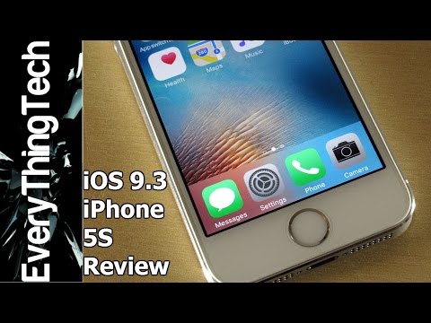 iPhone 5S iOS 9.3 Review