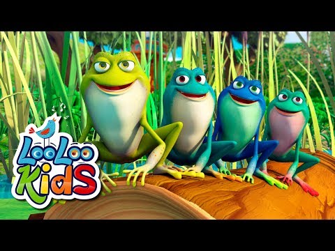 Five Little Speckled Frogs - THE BEST Educational Songs for Children | LooLoo Kids