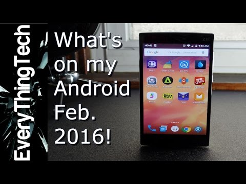 Whats on my Android February 2016?