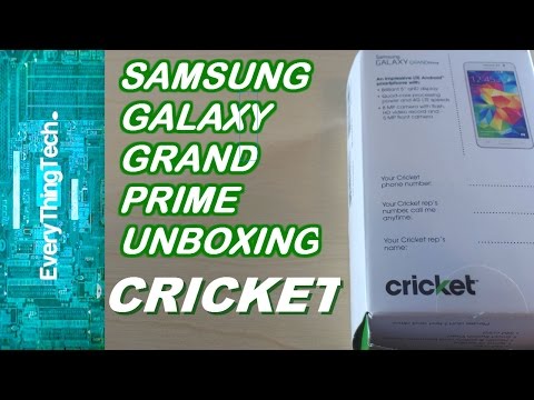 Samsung Galaxy Grand Prime Unboxing Cricket!