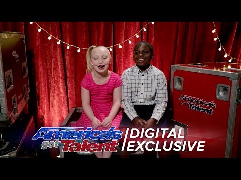 Kid Dancers Artyon and Paige Relive Their AGT Performance - America's Got Talent 2017