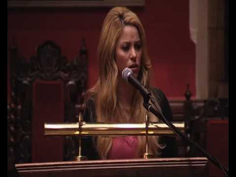 ⁣Shakira's Speech at Oxford Union