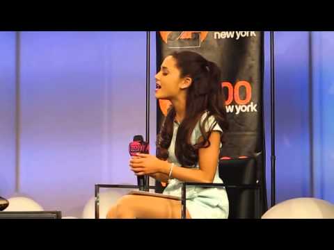 Ariana Grande singing The Way on Z100 live