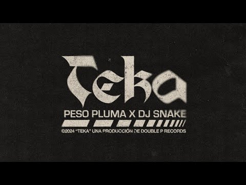 ⁣TEKA  (Lyric Video) - DJ Snake, Peso Pluma