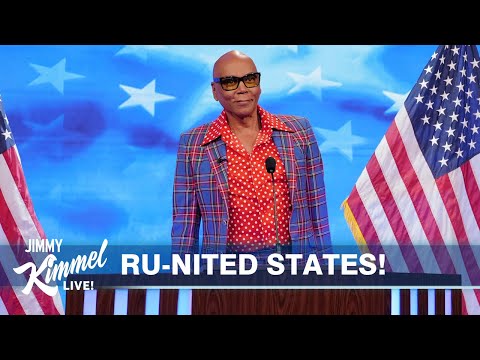 Guest Host RuPaul on the DNC Finale, Crazy New Trump Product & He Reveals His Campaign Platform