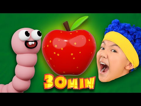 Om-Nom-Nom with Mini DB | Mega Compilation | D Billions Kids Songs