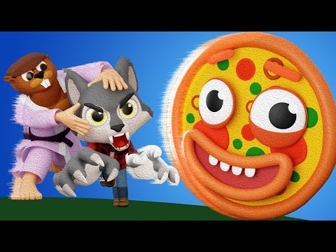 Who Will Eat the Pizza | D Billions Kids Songs