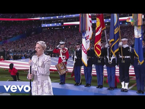 ⁣P!NK - Super Bowl LII National Anthem performance