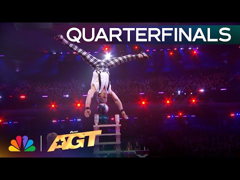 Illya & Anastasiia Strakhov Will Have You On The EDGE Of Your SEAT! | Quarterfinals | AGT 2024