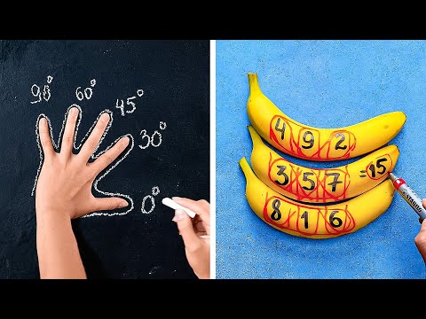 MATH JUST GOT FUN 📚 COOL SCHOOL HACKS & DIYs!