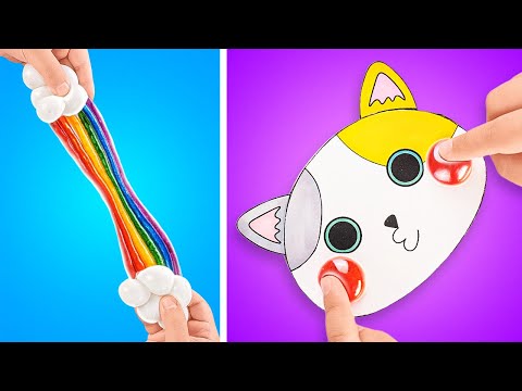 SATISFYING DIYs: NANO TAPE, SQUISHY, FIDGETS & SLIME ✨