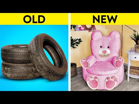 CREATIVE WAYS TO REUSE OLD TIRES ♻️✨ EPIC RECYCLING IDEAS