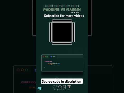 Pading vs margin #shortvideo #coding #shortsfeed #webdesign #htmlcss #ytviral #ytshorts #shorts