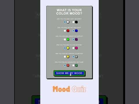 Mood Quiz #html #css #javascript #quiz #mood