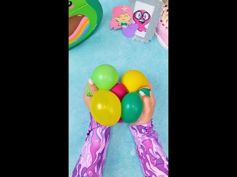 DIY Kawaii липкие воздушные шары 🎈 идея игрушки фиджет ✨😜👀 #shorts